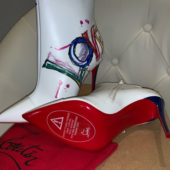 Christian Louboutin ( BOOTS IN LOVE 100 CALF LOVE) - Picture 5 of 6